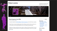 Desktop Screenshot of pinkyslemma.com