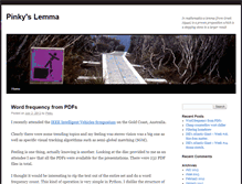 Tablet Screenshot of pinkyslemma.com
